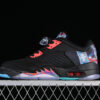 AIR JORDAN 5 RETRO LOW BLACK/BLACK/BRIGHT CRIMSON/BETA BLUE/BLACK]-[36-47.5]