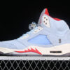 TROPHY ROOM IR JORDAN 5 ICE BLUE ICE BLUE/SAIL-METALLIC GOLD-UNIVERSITY RED]