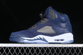 AIR JORDAN 5 RETRO SE MIDNIGHT NAVY/BLACK/FOOTBALL GREY]-[UNISEX:36-47.5]