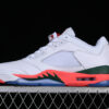 AIR JORDAN RETRO LOW AJ5 WHITE/GREEN/BLUE/ORANGE