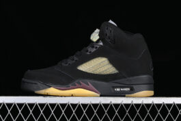 A MA MANI¨¦R AIR JORDAN 5 LOW BLACK/GREY/YELLOW]-[MAN:40-47.5]
