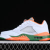 AIR JORDAN 5 RETRO LOW GS HURRICANES FOOTBALL GREY/BRILLIANT ORANGE/PINE GREEN