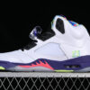 AIR JORDAN 5 WHITE BEL PURPLE/WHITE/BLACK/GREEN]-[WOMAN:36-39]-[MAN:40-45]