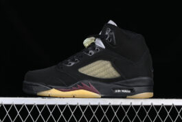A MA MANI¨¦R X AIR JORDAN 5 LOW BLACK/YELLOW]-[MAN:40-47.5]