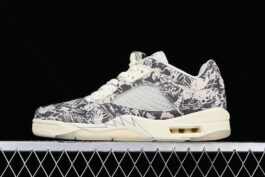 AIR JORDAN 5 LOW EXPRESSION WHITE/GREY/SILVER]-[WOMAN:36-39]-[MAN:40-47.5]