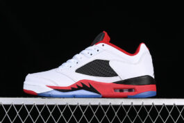 AIR JORDAN 5 LOW FIRE RED WHITE/BLACK/RED]-[WOMAN:36-39]-[MAN:40-47.5]