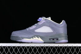 AIR JORDAN 5 LOW INDIGO HAZE WHITE/BLUE/PURPLE]-[MAN:40-45]