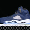 AIR JORDAN 5 MIDNIGHT NAVY AJ5 BLUE/WHITE]-[MAN:40-47.5]