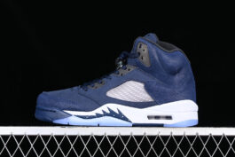 AIR JORDAN 5 MIDNIGHT NAVY AJ5 BLUE/WHITE]-[MAN:40-47.5]
