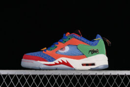 AIR JORDAN 5 LOW DOERNBECHER HYPER ROYAL/SAFETY ORANGE/UNIVERSITY RED