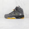OW X AIR JORDAN 5 RETRO SP MUSLIN BLACK/FIRE RED]-[WOMAN:36-39]-[MAN:40-46]