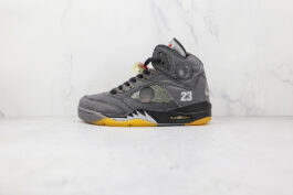 OW X AIR JORDAN 5 RETRO SP MUSLIN BLACK/FIRE RED]-[WOMAN:36-39]-[MAN:40-46]
