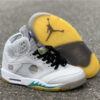 OW X AIR JORDAN 5 GREY/GREEN-WHITE]-[MAN:40-47.5]