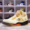 H12 OW X AIR JORDAN 5 SP SAIL/FIRE RED/MUSLIN/BLACK]-[MAN:40.5-47.5]