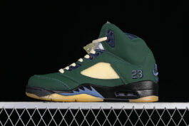 AIR JORDAN 5 SE CRAFT LIGHT OREWOOD BROWN GREEN/YELLOW]-[MAN:40-48.5]