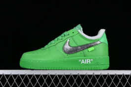 [NEW YORK BROOKLYN MUSEUM X OW X AIR FORCE 1 07 LOW LIGHT GREEN SPARK]-[UNSIEX:36-47.5]