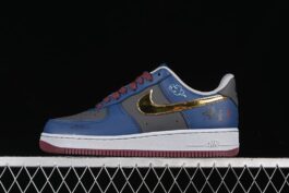 CW2288-111-AIR FORCE 1 07 LOW SUN BLUE/GREY/RED/BLACK/GOLD-WOMAN:36-39-MAN:40-45