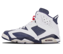 384664-130 Nike Mens Air Jordan 6 Retro "Olympic"