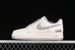 XZ3398-688-AIR FORCE 1 07 LOW GU*CCI WHITE/GREY-WOMAN:36-39-MAN:40-45