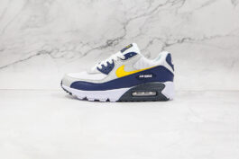 [AJ1285-101]-[AIR MAX 90 ESSENTIAL MICHIGAN WHITE/BLUE RECALL/PURE PLATINUM/TOUR YELLOW]