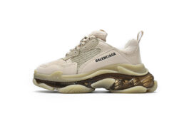 544351 W2GA1 9710 Balenciaga Triple S Nude