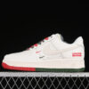 XZ6188-009-AIR FORCE 1 07 LOW SUPREME OFF WHITE/RED/GREEN-WOMAN:36-39-MAN:40-45