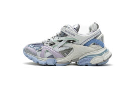 568615 W2GN3 9045 Balenciaga Track 2 Sneaker White Light Blue