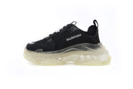 544351 W0901 0823 Balenciaga Triple S Black Crystal Size#35-#46