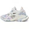 568615 W2GN3 9045 Balenciaga Track 2 Sneaker Military Black Pale White Purple