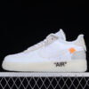 [AO4606-100]-[OFF-WHITE X AIR FORCE 1 LOW THE TEN WHITE/WHITE-SAIL]-[WOMAN:36-39]-[MAN:40-45]