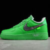 [DX1419-300]-[OFF-WHITE X AIR FORCE 1 LOW LIGHT GREEN SPARK/METALLIC SILVER]-[UNISEX:36-47.5]