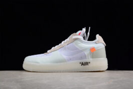 [AO4606-100]-[OW X AIR FORCE 1 LOW THE TEN WHITE/WHITE-SAIL]-[MAN:40-46]