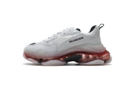 0625 W09O1 Balenciaga Triple S Milk White Black