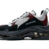 541624 W09O1 2268 Balenciaga Triple S Black Brown Red