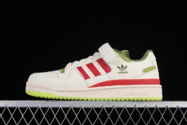 [ID3512]-[FORUM 84 LOW CREAM WHITE/COLLEGIATE RED/SOLAR SLIME]-[WOMAN:36-39]-[MAN:40-45]
