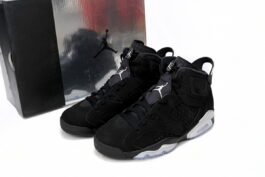 DX2836-001 Air Jordan 6 Black Silver