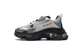541624 W09E1 7320 Balenciaga Triple S Black Silver