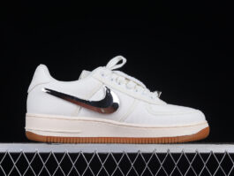 [AQ4211-101]-[TRAVIS SCOTT AIR FORCE 1 SAIL SAIL/GUM LIGHT BROWN/SAIL ]-[UNISEX:36-47.5]