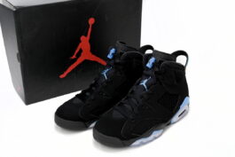 384664-006 Air Jordan 6 Black Blue