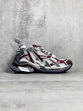 Balenciaga Runner 7.0 White Wine Red