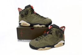 CN1085-200 Air Jordan 6 Olive Green
