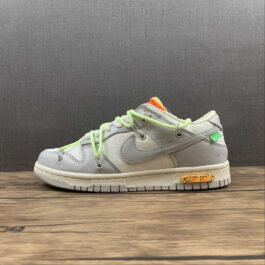 [DM1602-128]-[OW X SB DUNK LOW LOT 43 OF 50 SAIL/NEUTRAL GREY/BARELY VOLT]-[UNISEX:36-47.5]