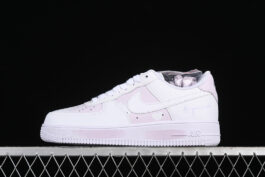 CW2288-111-AIR FORCE 1 07 LOW WHITE/PINK/PURPLE-WOMAN:36-39-MAN:40-45