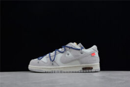 [DJ0950-112]-[OW X SB DUNK LOW LOT 18 OF 50 SAIL/NEUTRAL GREY/NAVY BLUE]-[UNISEX:36-47.5]