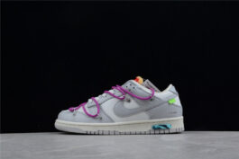 [DJ0950-101]-[OW X SB DUNK LOW LOT 15 OF 50 SAIL/NEUTRAL GREY/PURPLE]-[UNSIEX:36-47.5]