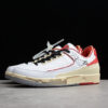 [DJ4375-106]-[OW X AIR JORDAN 2 RETRO LOW SP WHITE/VARSITY RED/BLACK]-[MAN:39-45]