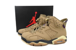 FD1643-300 Air Jordan 6 Gore-Tex "Brown Kelp"