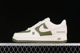 DBB8588-221-AIR FORCE 1 07 LOW OFF WHITE/GREEN-WOMAN:36-39-MAN:40-45