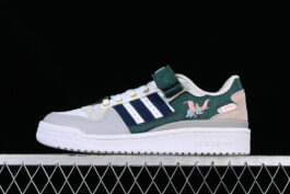 [IE5878]-[FORUM 84 LOW WHITE/BLACK/GREY/GREEN]-[WOMAN:36-39]-[MAN:40-45]