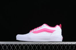 Vans Knu Skool Vans official leather white pink bread shoes VN0A5DF0O96